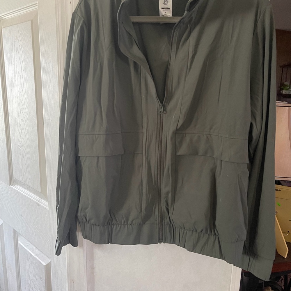 Olive Green Bomber Jacket